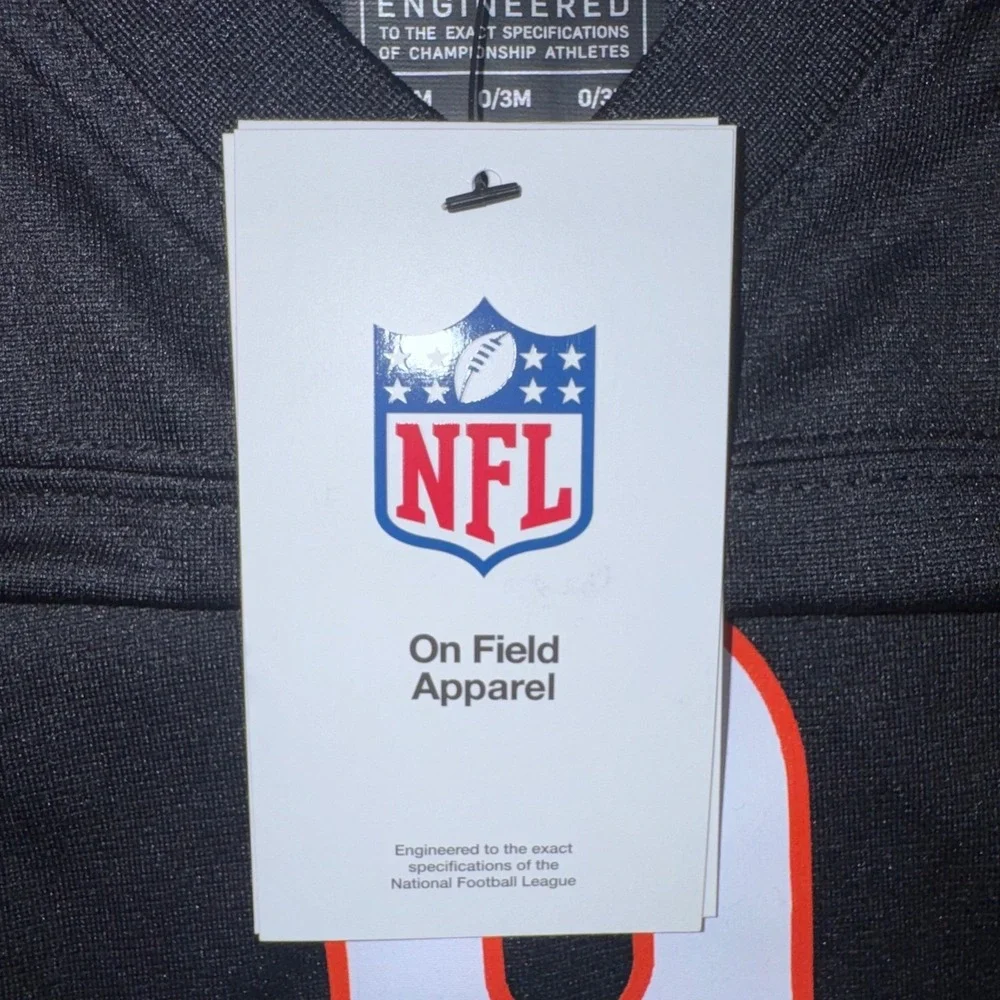 Joe Burrow Cincinnati Bengals Nike Jersey Romper Kids Black 0/3M NEW